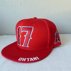 MLB Baseball Los Angeles Angels 17 Shohei Ohtani Yakult Red Hat Cap New